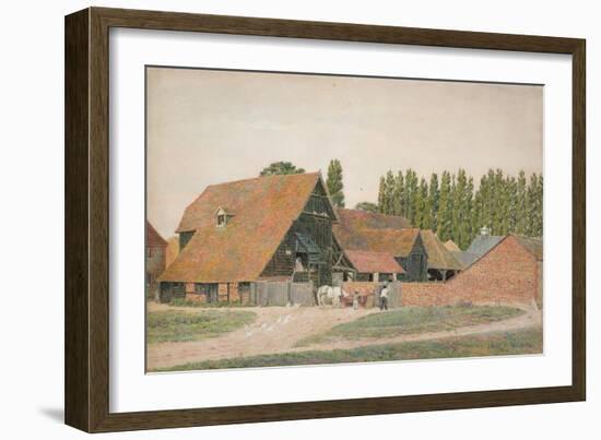 Farm Buildings, Dorchester, Oxfordshire-George Price Boyce-Framed Giclee Print