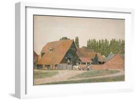 Farm Buildings, Dorchester, Oxfordshire-George Price Boyce-Framed Giclee Print