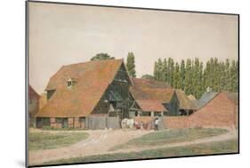 Farm Buildings, Dorchester, Oxfordshire-George Price Boyce-Mounted Giclee Print