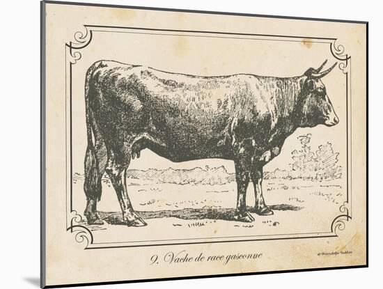 Farm Bull I-Gwendolyn Babbitt-Mounted Art Print