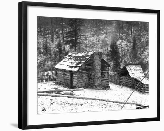 Farm Cabin in Kentucky-null-Framed Photographic Print