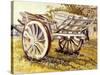 Farm Cart, Suffolk, 2012-Joan Thewsey-Stretched Canvas