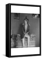 Farm Child-Dorothea Lange-Framed Stretched Canvas