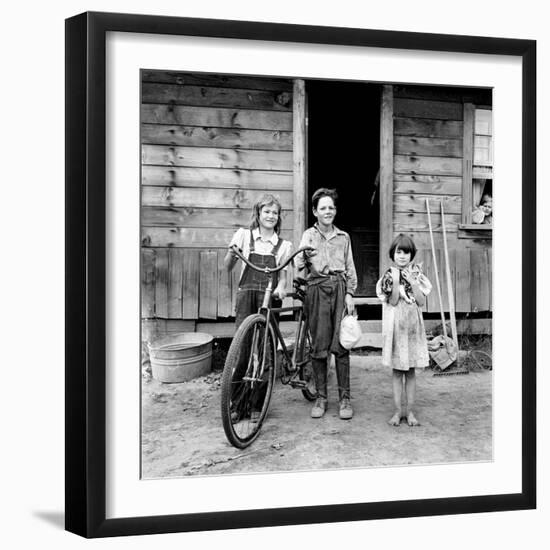 Farm Children, 1939-Dorothea Lange-Framed Giclee Print