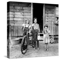 Farm Children, 1939-Dorothea Lange-Stretched Canvas