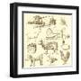 Farm Collection-canicula-Framed Art Print