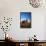 Farm Combine Parked by Silo, Palouse Country, Washington, USA-Terry Eggers-Framed Stretched Canvas displayed on a wall