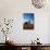 Farm Combine Parked by Silo, Palouse Country, Washington, USA-Terry Eggers-Photographic Print displayed on a wall