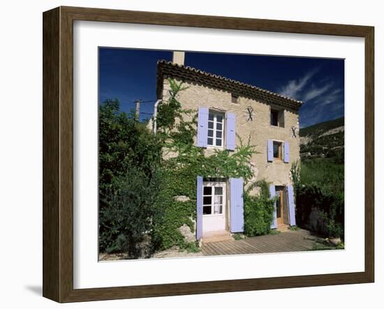 Farm Converted into Holiday Home, Drome, Provence, France-Duncan Maxwell-Framed Photographic Print