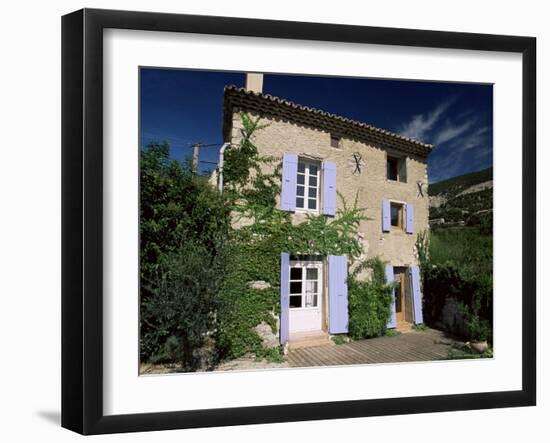 Farm Converted into Holiday Home, Drome, Provence, France-Duncan Maxwell-Framed Photographic Print