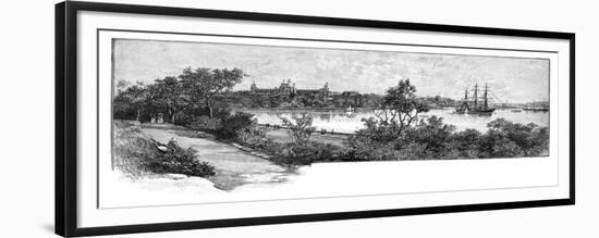 Farm Cove and the Garden Palace, Sydney, Australia, 1882-Henry Fullwood-Framed Giclee Print