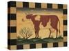 Farm Cow-Diane Pedersen-Stretched Canvas