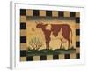 Farm Cow-Diane Pedersen-Framed Art Print