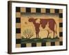 Farm Cow-Diane Pedersen-Framed Art Print