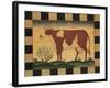 Farm Cow-Diane Pedersen-Framed Art Print