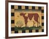 Farm Cow-Diane Pedersen-Framed Art Print