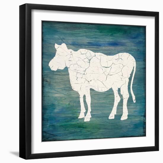 Farm Cow-LightBoxJournal-Framed Premium Giclee Print