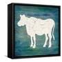 Farm Cow-LightBoxJournal-Framed Stretched Canvas