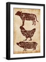 Farm Cuts-OnRei-Framed Art Print