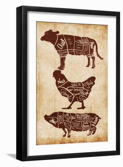 Farm Cuts-OnRei-Framed Art Print