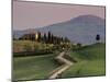 Farm, Cypress Trees, Near San Quirico, Val D'Orcia, Tuscany, Italy-Patrick Dieudonne-Mounted Photographic Print