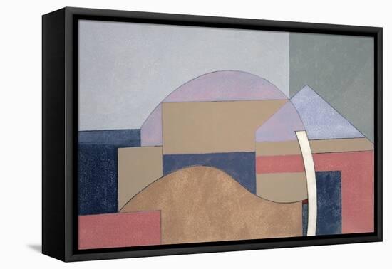 Farm End, 2002-George Dannatt-Framed Stretched Canvas