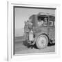 Farm family drive away from the Dust Bowl, 1936-Dorothea Lange-Framed Photographic Print