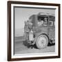 Farm family drive away from the Dust Bowl, 1936-Dorothea Lange-Framed Photographic Print