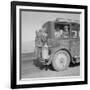 Farm family drive away from the Dust Bowl, 1936-Dorothea Lange-Framed Photographic Print