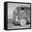 Farm family drive away from the Dust Bowl, 1936-Dorothea Lange-Framed Stretched Canvas