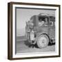 Farm family drive away from the Dust Bowl, 1936-Dorothea Lange-Framed Photographic Print