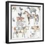 Farm Family Pattern IV-Courtney Prahl-Framed Art Print