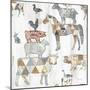 Farm Family Pattern IV-Courtney Prahl-Mounted Art Print