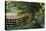 Farm Fence at Sunrise, Oldham County, Kentucky-Adam Jones-Stretched Canvas