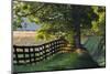 Farm Fence at Sunrise, Oldham County, Kentucky-Adam Jones-Mounted Photographic Print