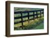 Farm fence at sunrise, Oldham County, Kentucky-Adam Jones-Framed Photographic Print