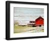 Farm Fence-Nicholas Biscardi-Framed Art Print