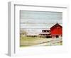 Farm Fence-Nicholas Biscardi-Framed Art Print