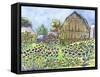 Farm Flowers-Jennifer Zsolt-Framed Stretched Canvas