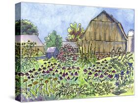 Farm Flowers-Jennifer Zsolt-Stretched Canvas