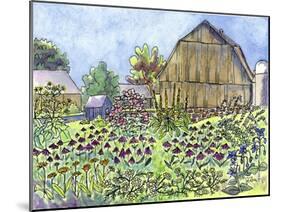 Farm Flowers-Jennifer Zsolt-Mounted Giclee Print