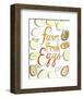 Farm Fresh Eggs-Marcella Kriebel-Framed Art Print