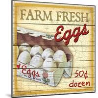 Farm Fresh Eggs-Kate Ward Thacker-Mounted Giclee Print