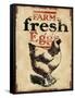 Farm Fresh Eggs-null-Framed Stretched Canvas