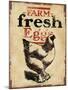 Farm Fresh Eggs-null-Mounted Giclee Print