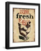 Farm Fresh Eggs-null-Framed Premium Giclee Print