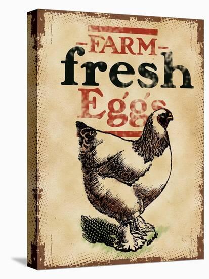 Farm Fresh Eggs-null-Stretched Canvas