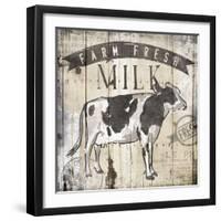 Farm Fresh Milk-OnRei-Framed Art Print