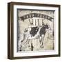 Farm Fresh Milk-OnRei-Framed Art Print