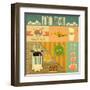 Farm Fresh Organic Products-elfivetrov-Framed Art Print